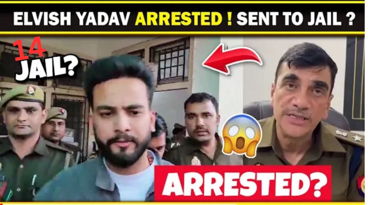 Elvish Yadav latest news arrested 14 एल्विश के चेहरे का उड़ा रंग जेल में जाते वक्त आंखों में दिखे आंसू महंगा पड़ा 20 Ml जहर की FSL रिपोर्ट और सलाखों में रहंगे 14...