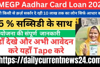 PMEGP Aadhar Card loan yojana apply 2024 आधार कार्ड से मिलेगा 10 -50 लाख तक का लोन, मिलेगा 35% सब्सिडी, यहां जाने पूरी जानकारी अभी आवेदन करे....